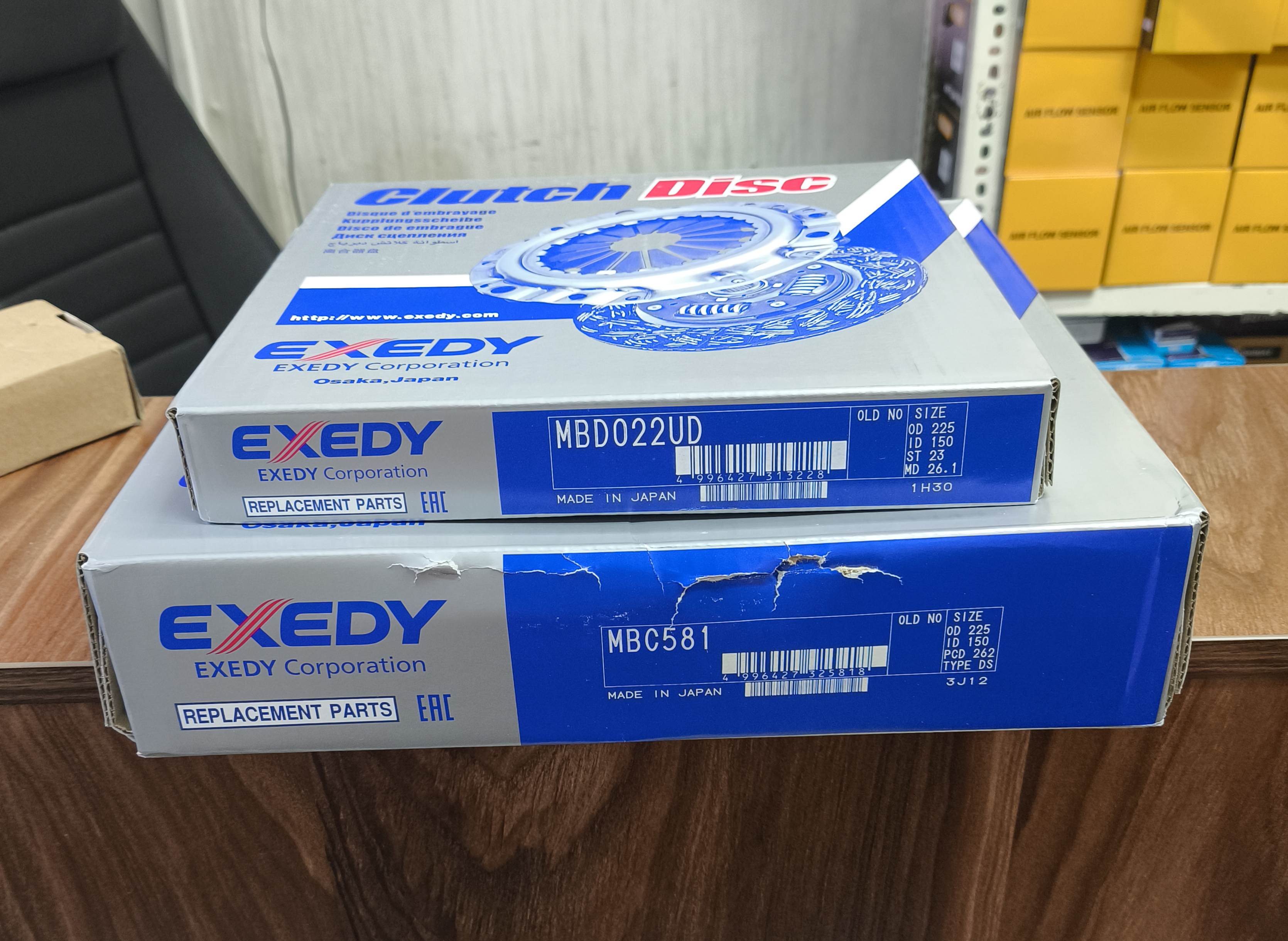 دیسک و صفحه کاپرا EXEDY دایکن ژاپن